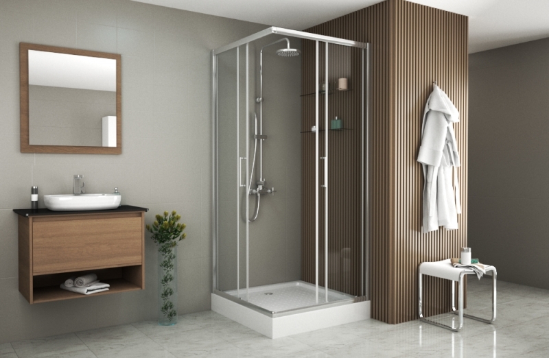 душевой уголок bravat drop bs090.2200 a/type-s2 (ndb1142) 90x90 (с поддоном и сифоном)