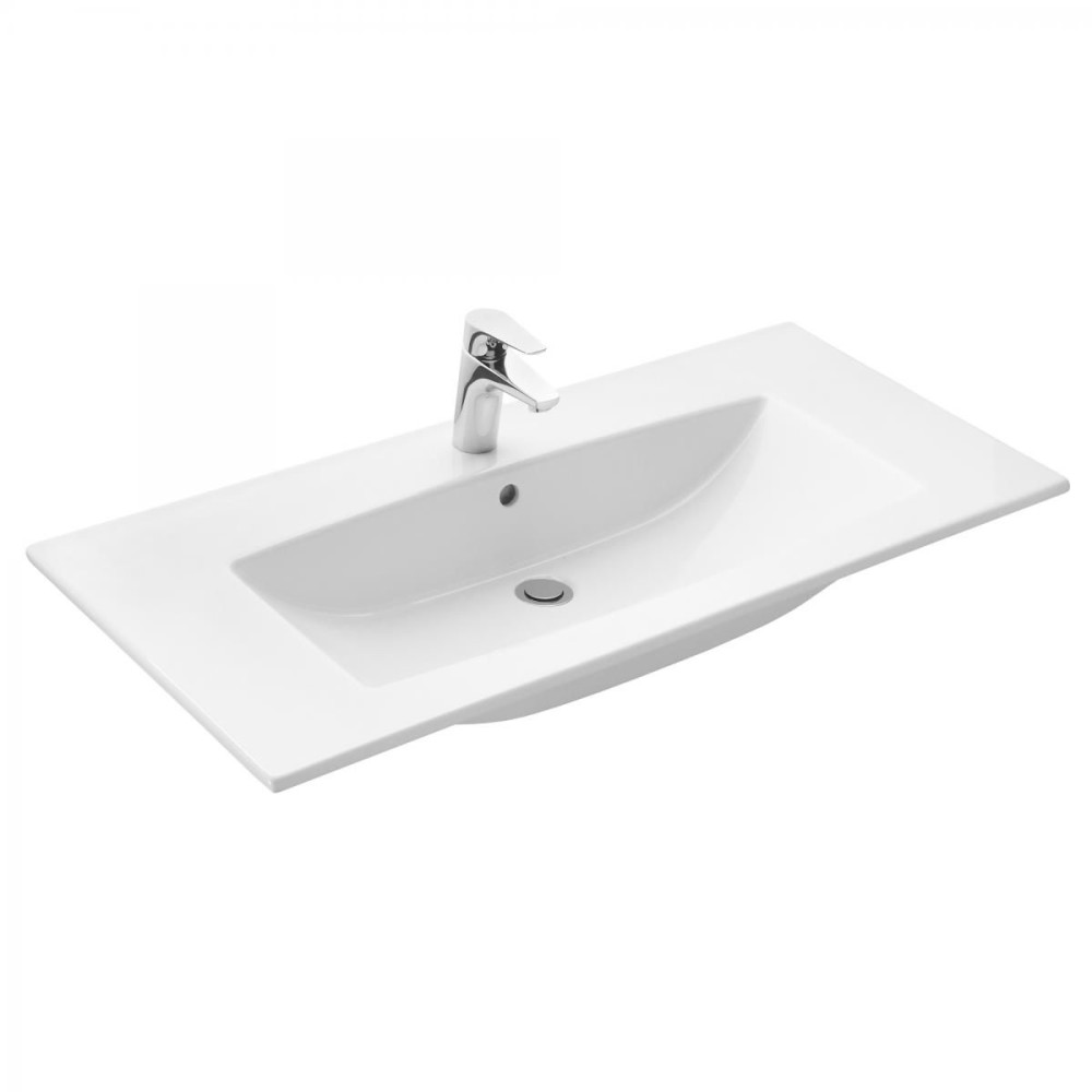 умывальник santek элина 100 1wh501627 100x47 белый