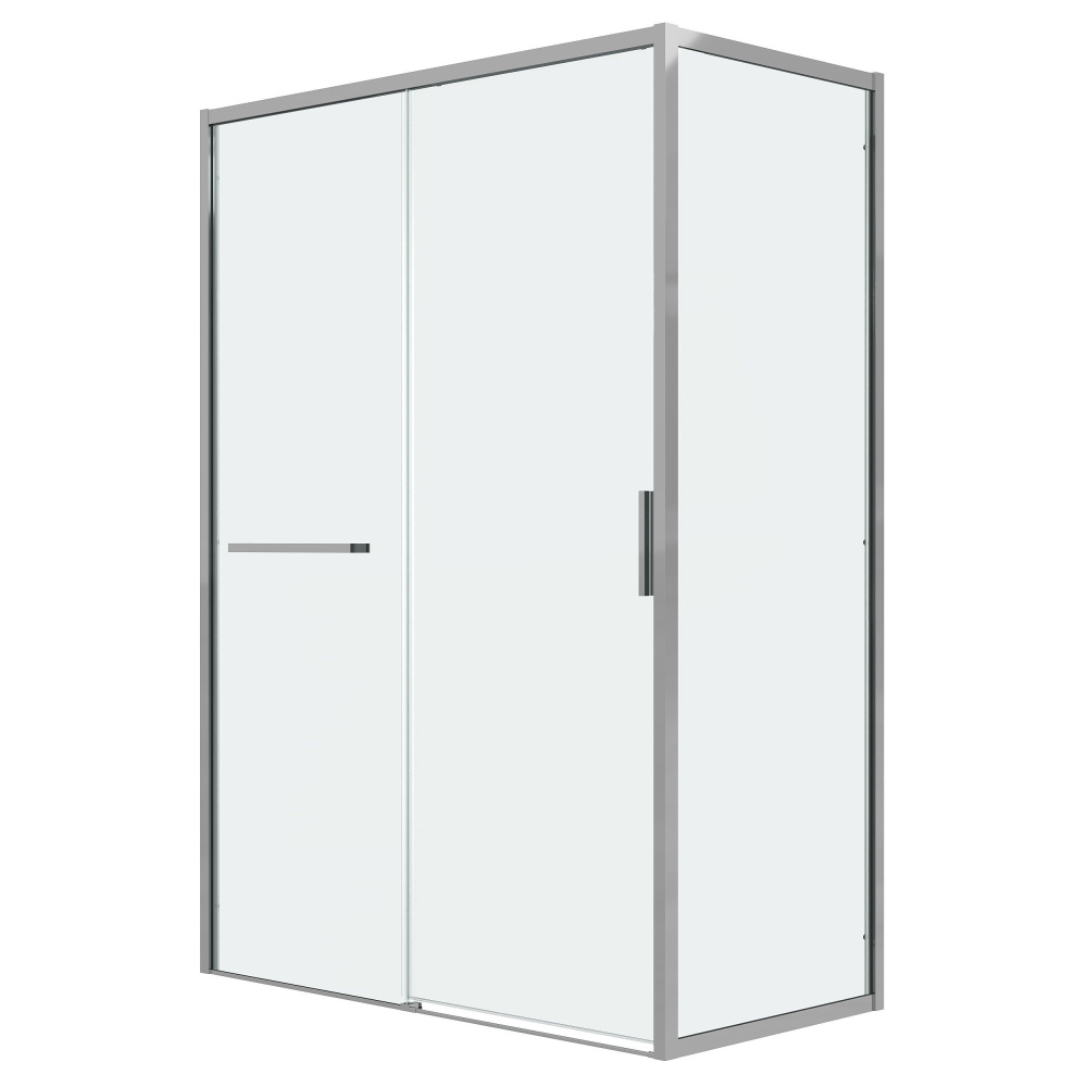 душевой уголок grossman style 100x80 стекло прозрачное / профиль хром