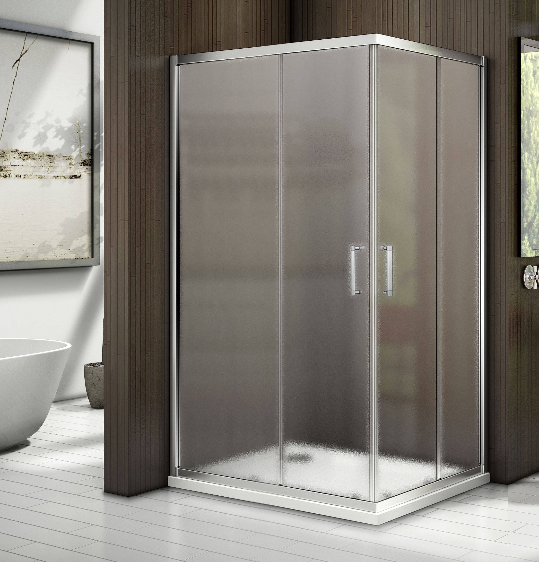 душевой уголок gooddoor latte cr-120-90-g-we 120x90