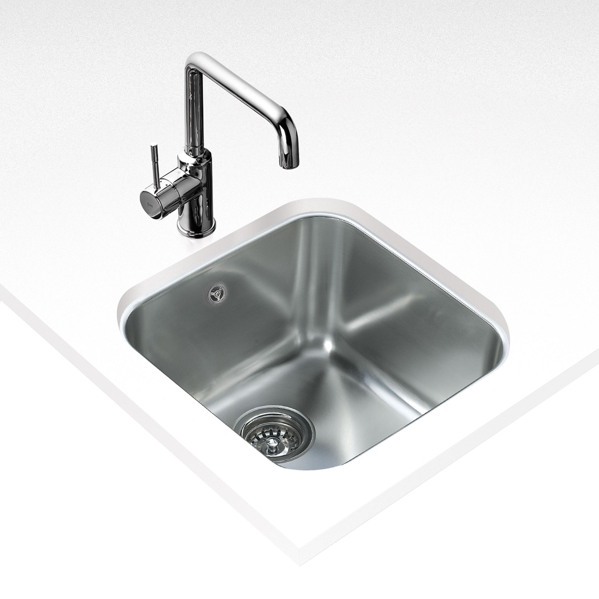 кухонная мойка teka be 400.400 plus 40x40 хром