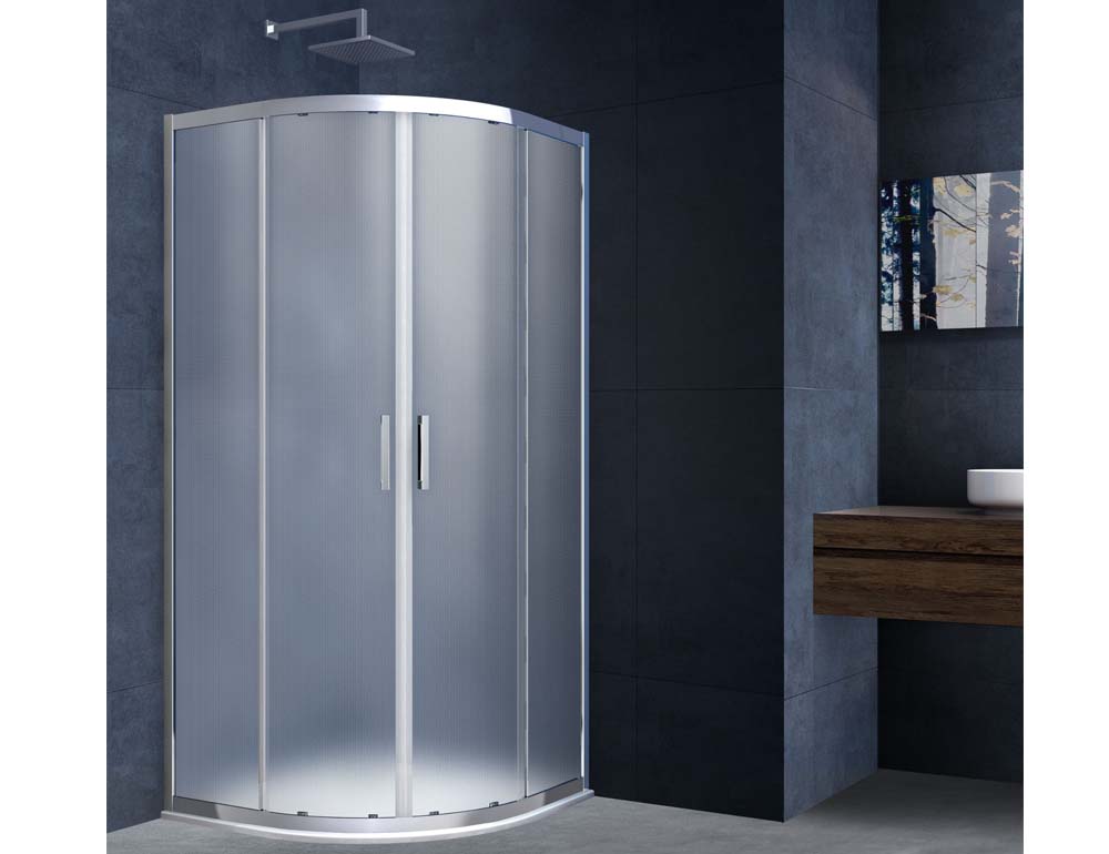 душевой уголок vincea alpha vsq-3al900mt 90x90 стекло матовое / профиль хром