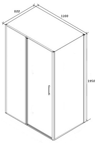 Душевой уголок Gutewetter Practic Rectan GK-422 95x70 (матовый хром/полистирол lines) фото 3 душевой уголок gutewetter practic rectan gk-422 95x70 (матовый хром/полистирол lines) фото 3