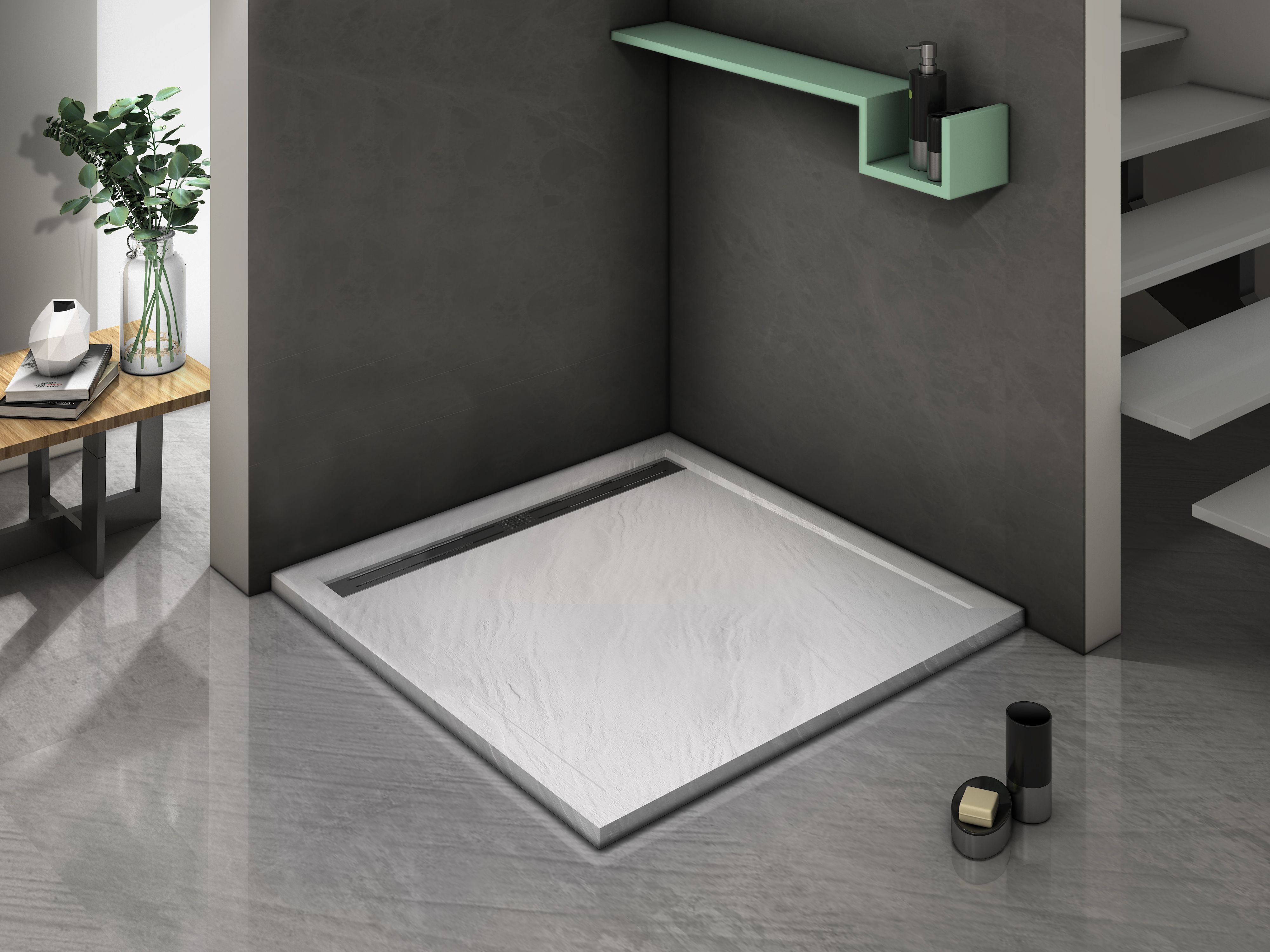 Душевой уголок Gutewetter Practic Rectan GK-401 120x100 (матовый хром/полистирол rain) фото 6 душевой уголок gutewetter practic rectan gk-401 120x100 (матовый хром/полистирол rain) фото 6