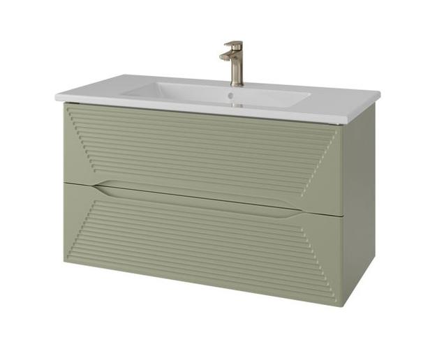 тумба подвесная caprigo modo terza 100 35615-sf024 фисташка
