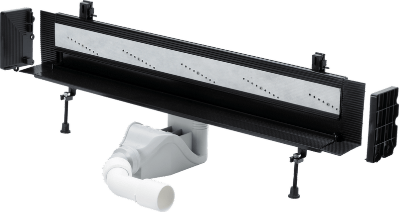 душевой лоток встраиваемый в стену viega advantix vario 736552 без решетки