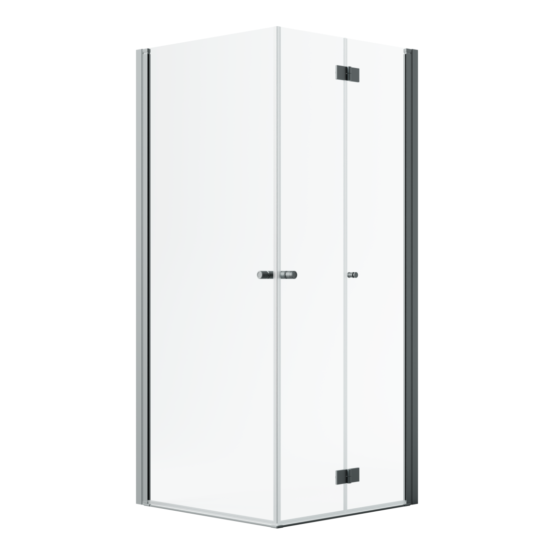 душевой уголок radaway nes black kdd-b 90 r+ kdd i 90 l правый, стекла прозрачные, профиль черный
