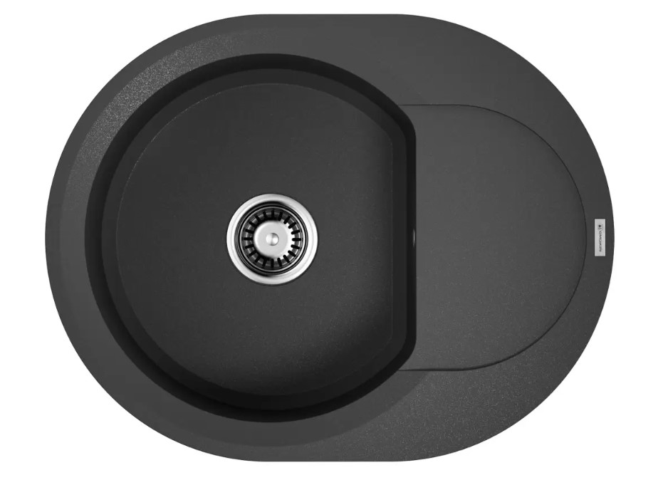 кухонная мойка omoikiri sakaime 60e-bl 4993120 60x47 черный