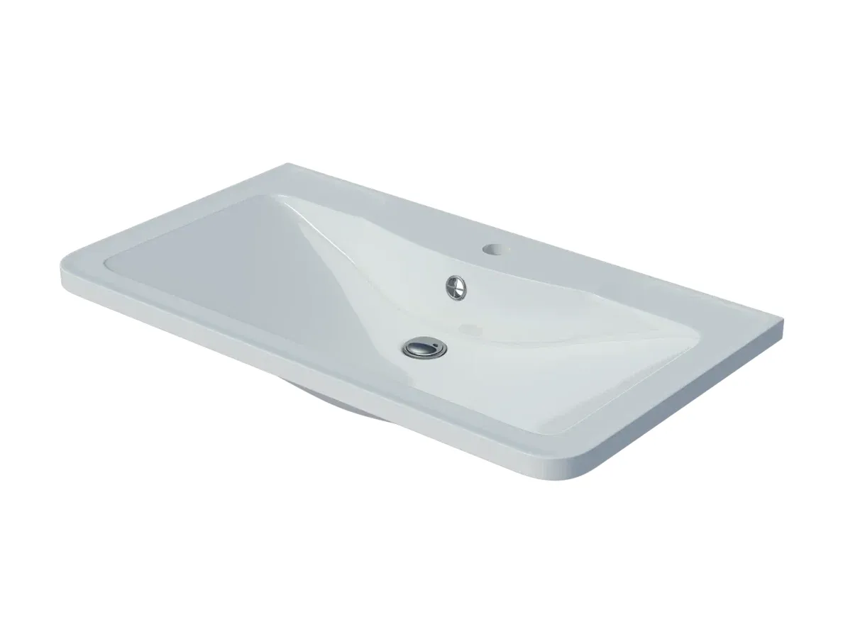 умывальник madera adel 4627173210249 80x46 белый глянец