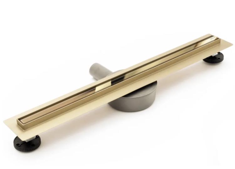 душевой лоток с решеткой rea neo slim pro 700 gold mirror rea-g5603 золото
