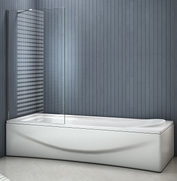 шторка на ванну gooddoor screen bs-90-c-в