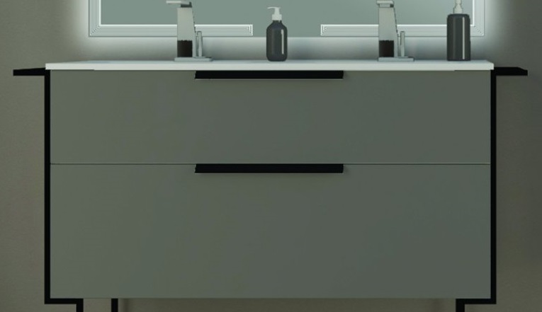 тумба под умывальник cezares urban 55163 grigio opaco