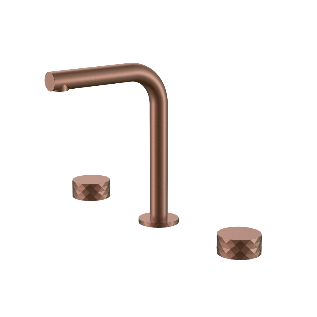 смеситель для умывальника boheme stick diamond 152-brb.1 брашированная бронза