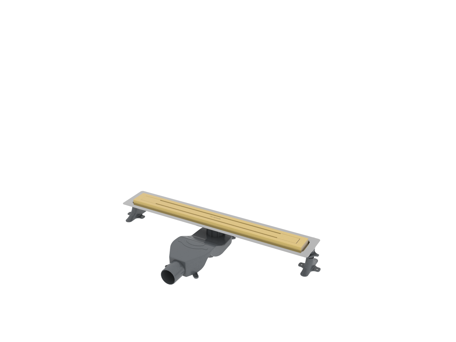 душевой лоток boheme premium trendy 983-60-mg матовое золото