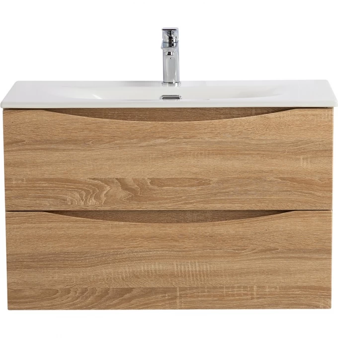 тумба подвесная belbagno marino-cer-mini-800-2c-so-wo-p белый дуб