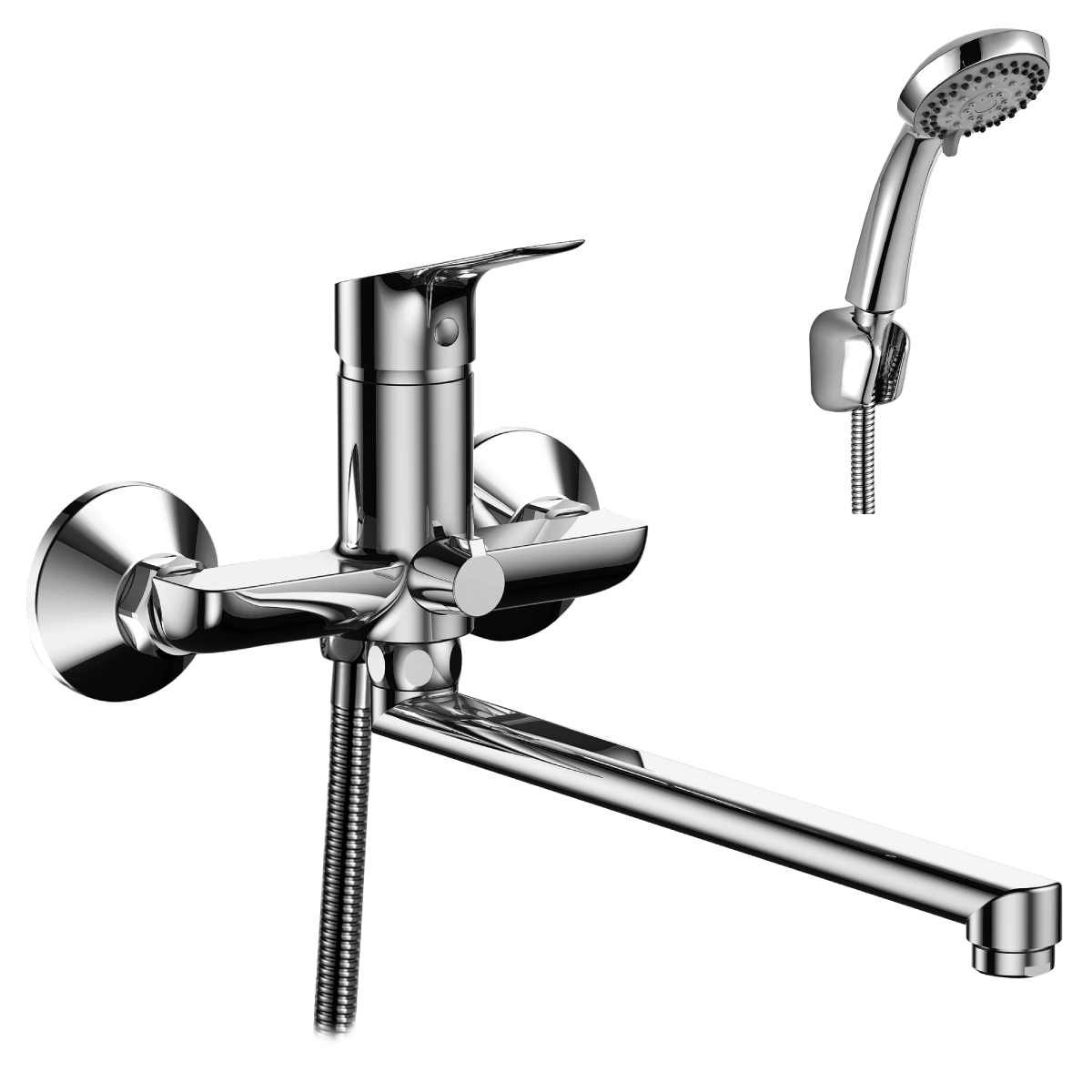 смеситель для ванны rossinka rs29-33 хром