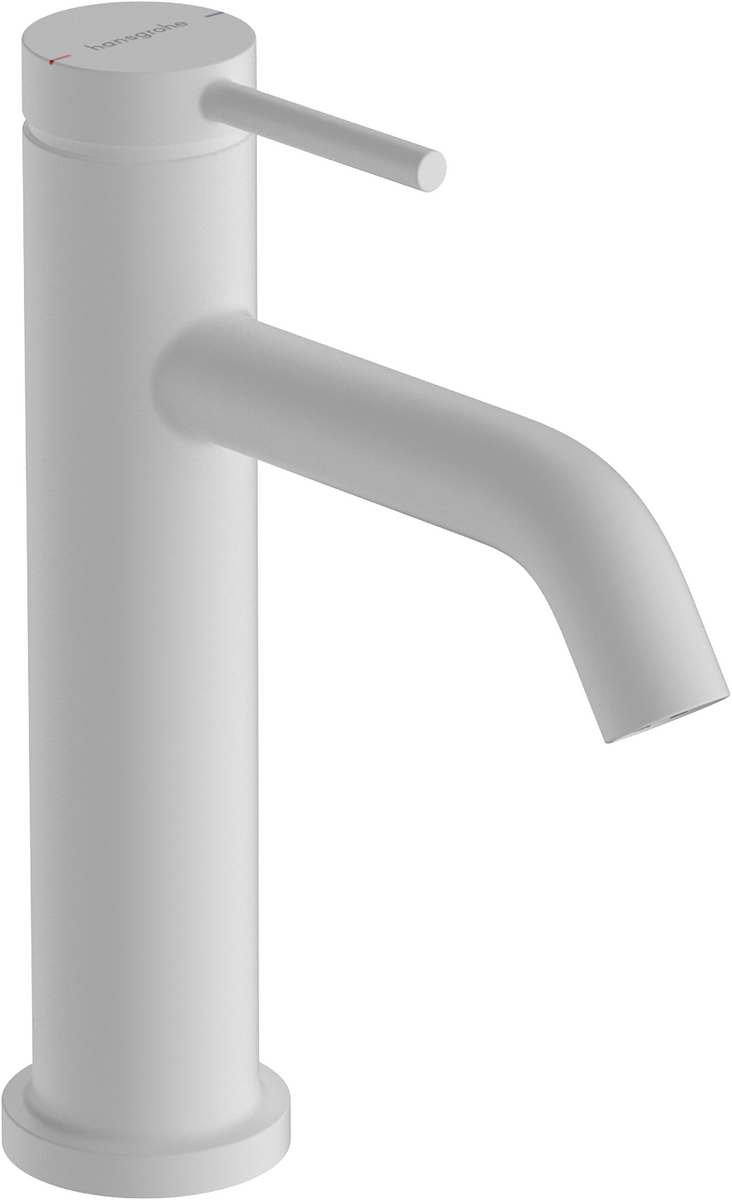 смеситель для умывальника hansgrohe tecturis s 73311700 белый матовый