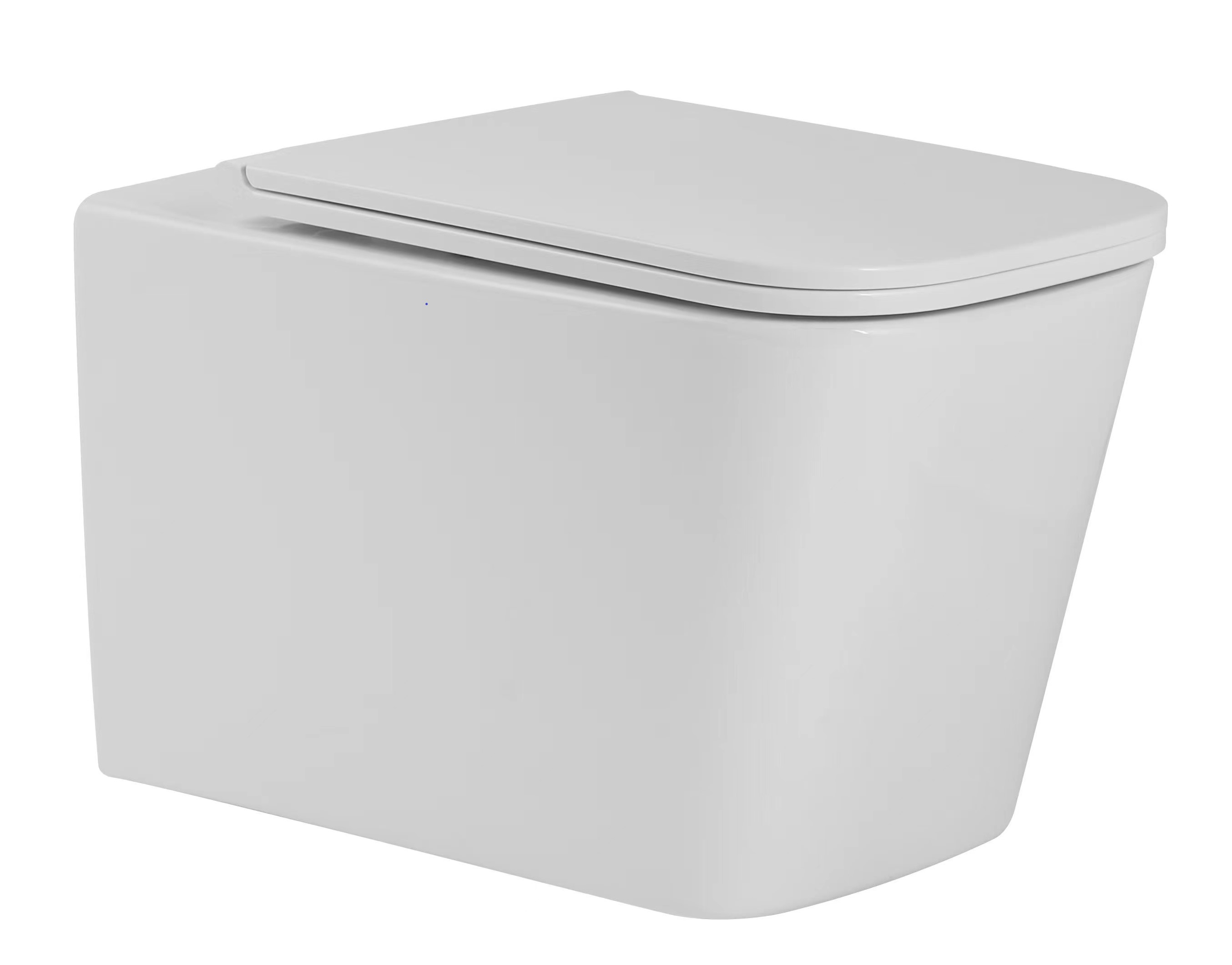 унитаз подвесной santiline sl-5027 34,5x 52,5 сиденье микролифт, белый