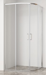 душевой уголок gooddoor lite r-80-c-ch 80x80 прозрачное стекло / профиль хром