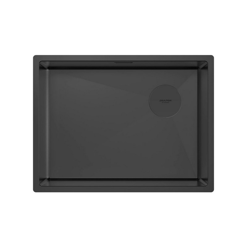 мойка кухонная paulmark next-skew 58 uni pm885844-mbn черный матовый