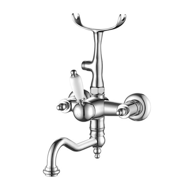 смеситель для ванны caprigo adria uno 02-511-crm хром/белый