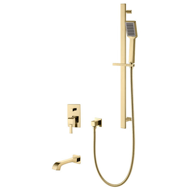 душевая система скрытого монтажа caprigo diamante 50-210-oro золото