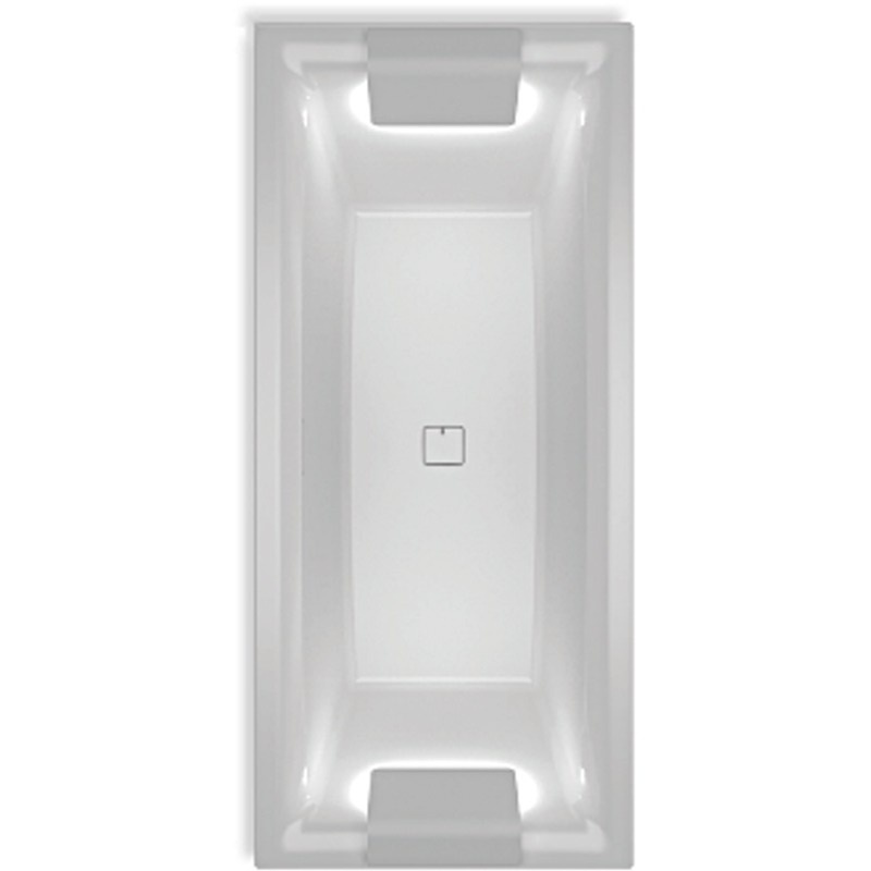 ванна акриловая riho still square led 170x75 белый