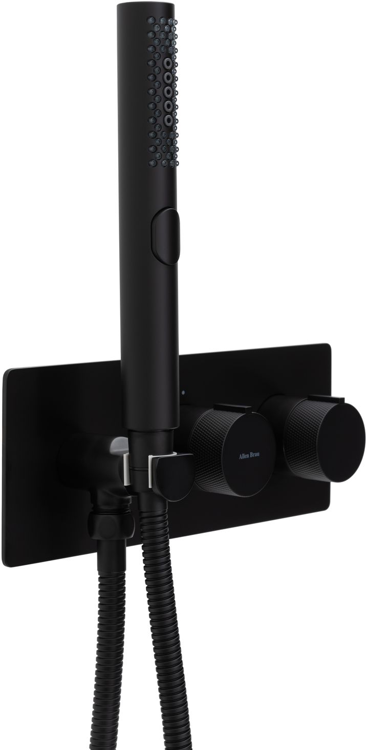 смеситель для душа allen brau liberty 5.33009-31 черный матовый