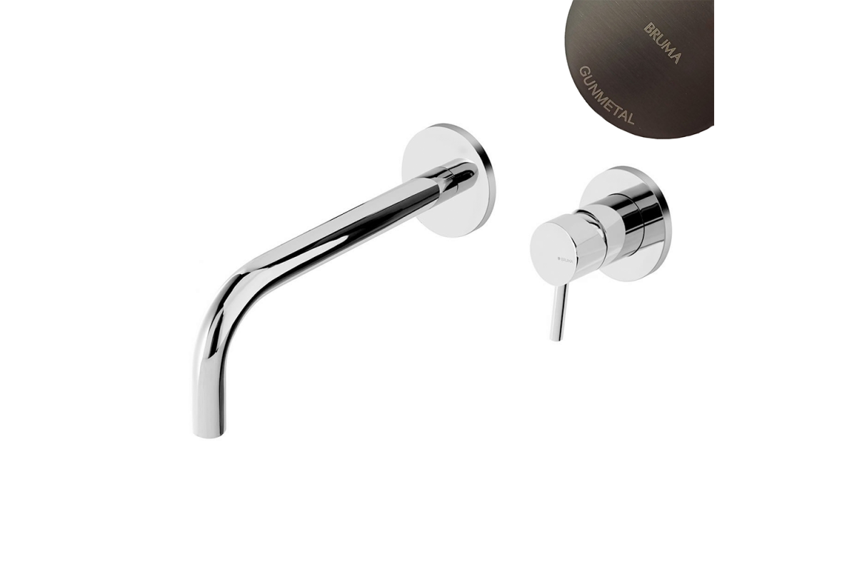 смеситель для умывальника bruma lusitano 107 850 1mg gunmetal