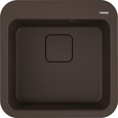 кухонная мойкa omoikiri tasogare 51-dc 51x51 темный шоколад