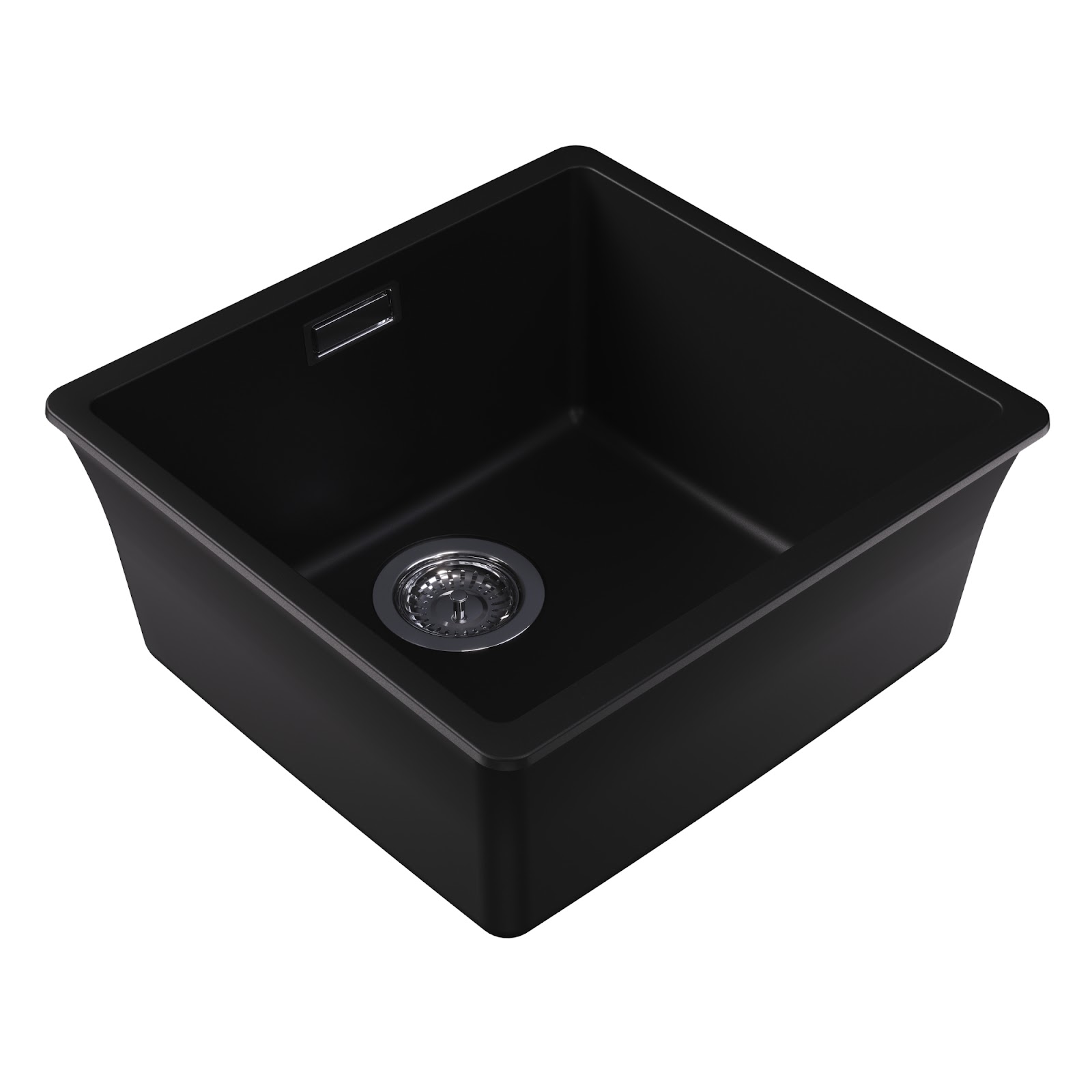 мойка кухонная roxen gap 360270-44vb 44x42 vanta black
