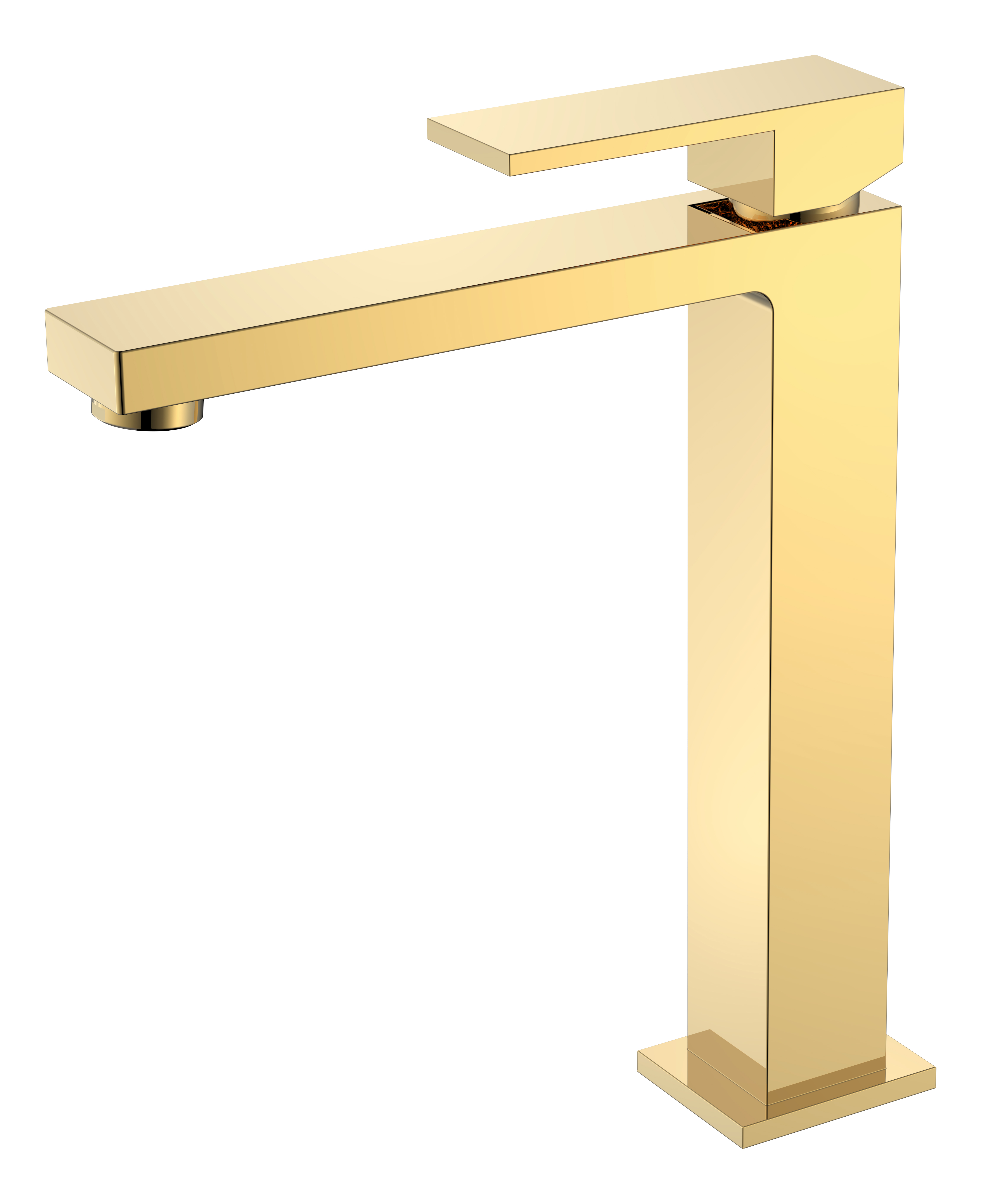 смеситель для умывальника boheme qubic gold 472-g золото
