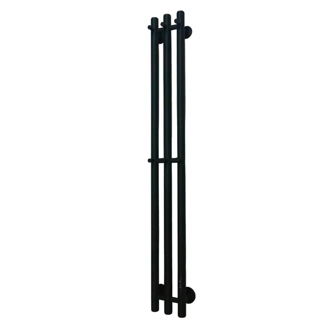 полотенцесушитель электрический маргроид ferrum inaro снш 80x6x12 (6 крючков) черный матовый
