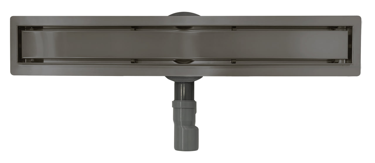 душевой лоток roxen supra gun metal 91050-90gm оружейная сталь