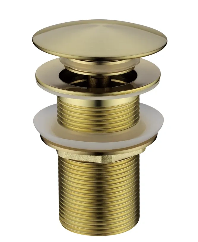 донный клапан boheme mat gold 612/2-mg с переливом, матовое золото