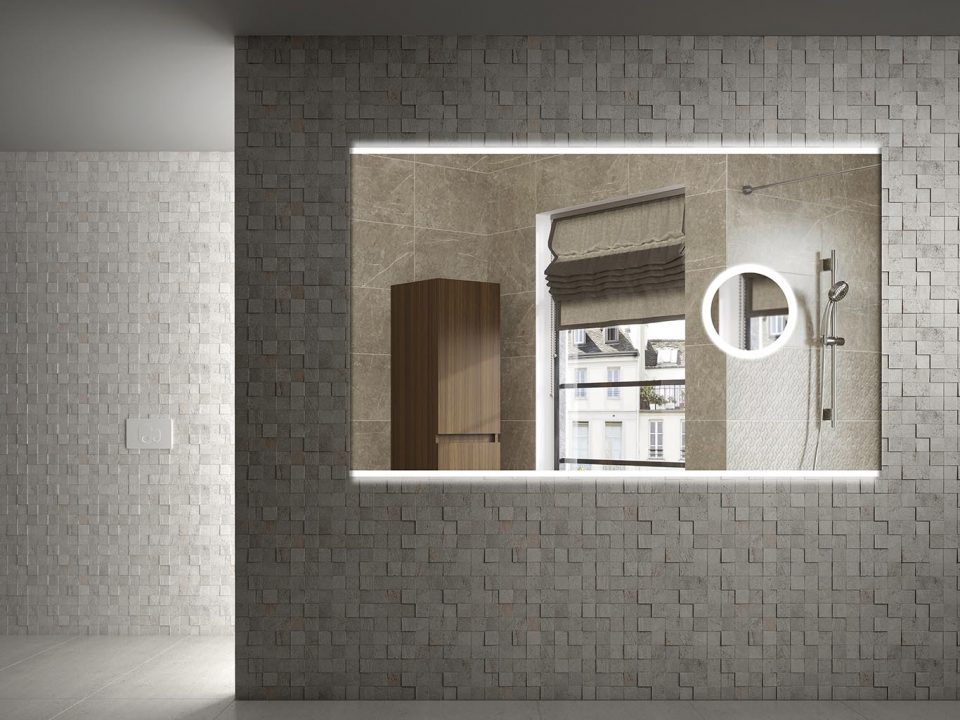 зеркало  armadi art vallessi 80x70 с увеличением и подсветкой