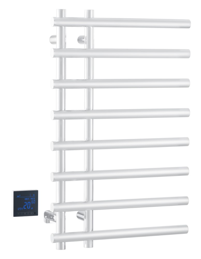 полотенцесушитель электрический круглый сухой boheme uno 722-mw 800x500 white