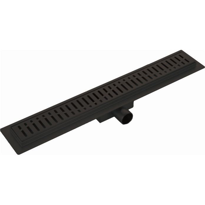 душевой лоток с решеткой haiba 80 hb93800-7 черный
