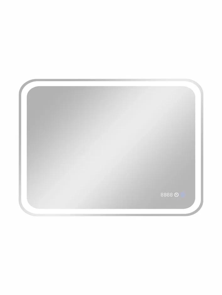 зеркало континент russo led 100x70 с подогревом и часами