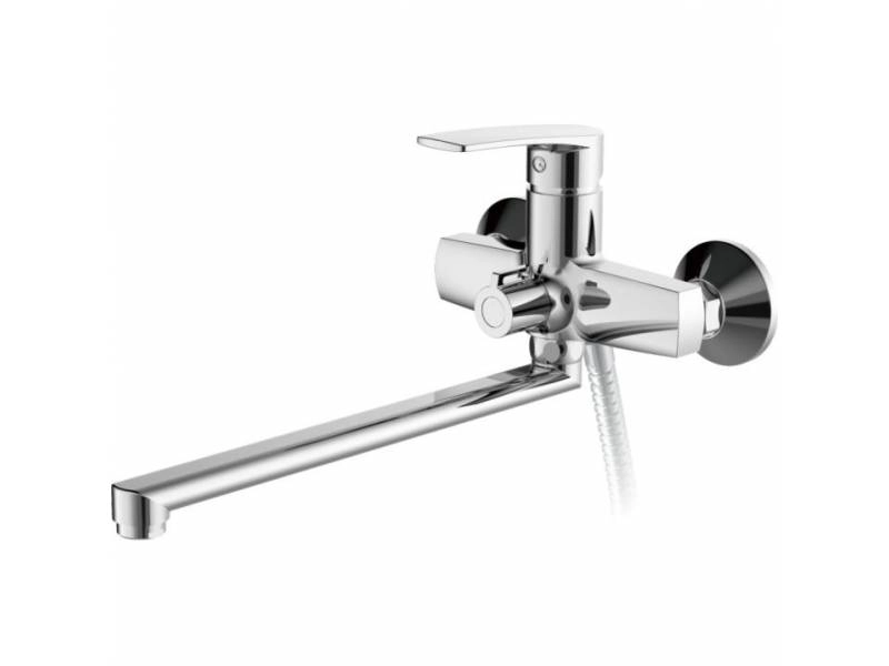 смеситель для ванны haiba hb22587 хром