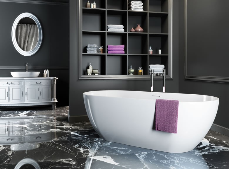 ванна из литьевого мрамора burlington formoso n2a 169x80 белый глянцевый