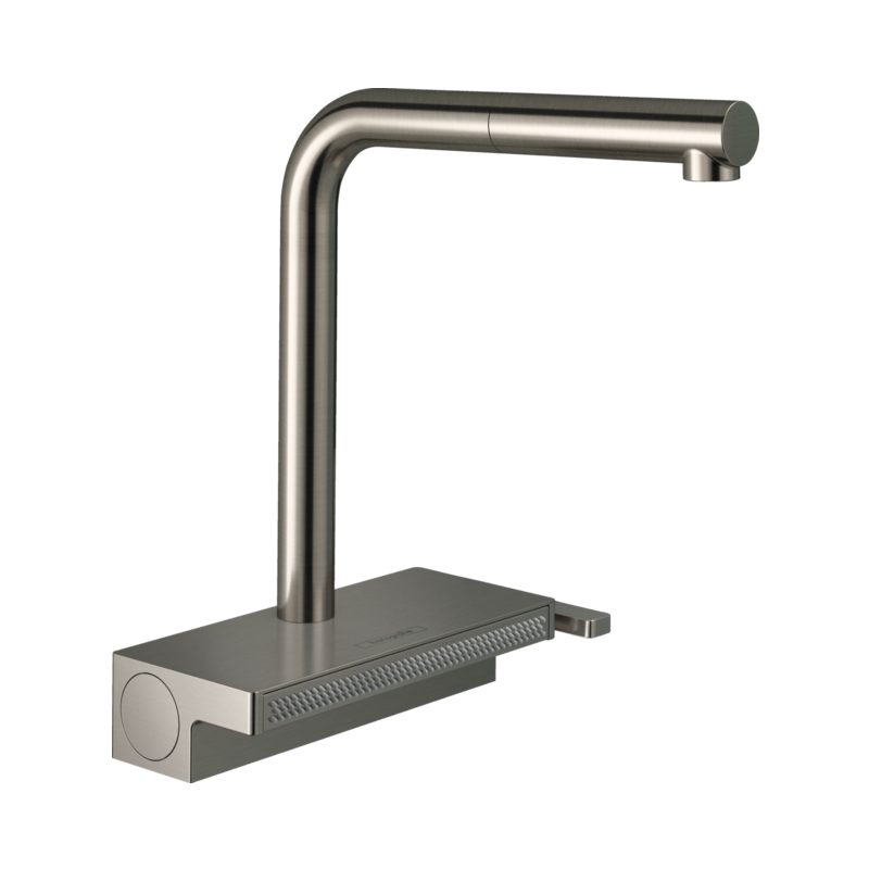смеситель для кухни hansgrohe aquno select m81 73830800 сталь