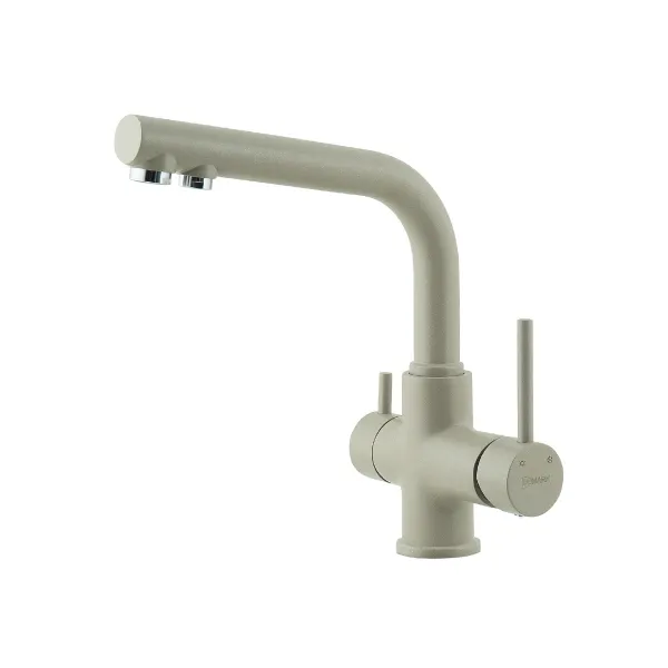 смеситель для кухни lemark comfort lm3061pgr грей