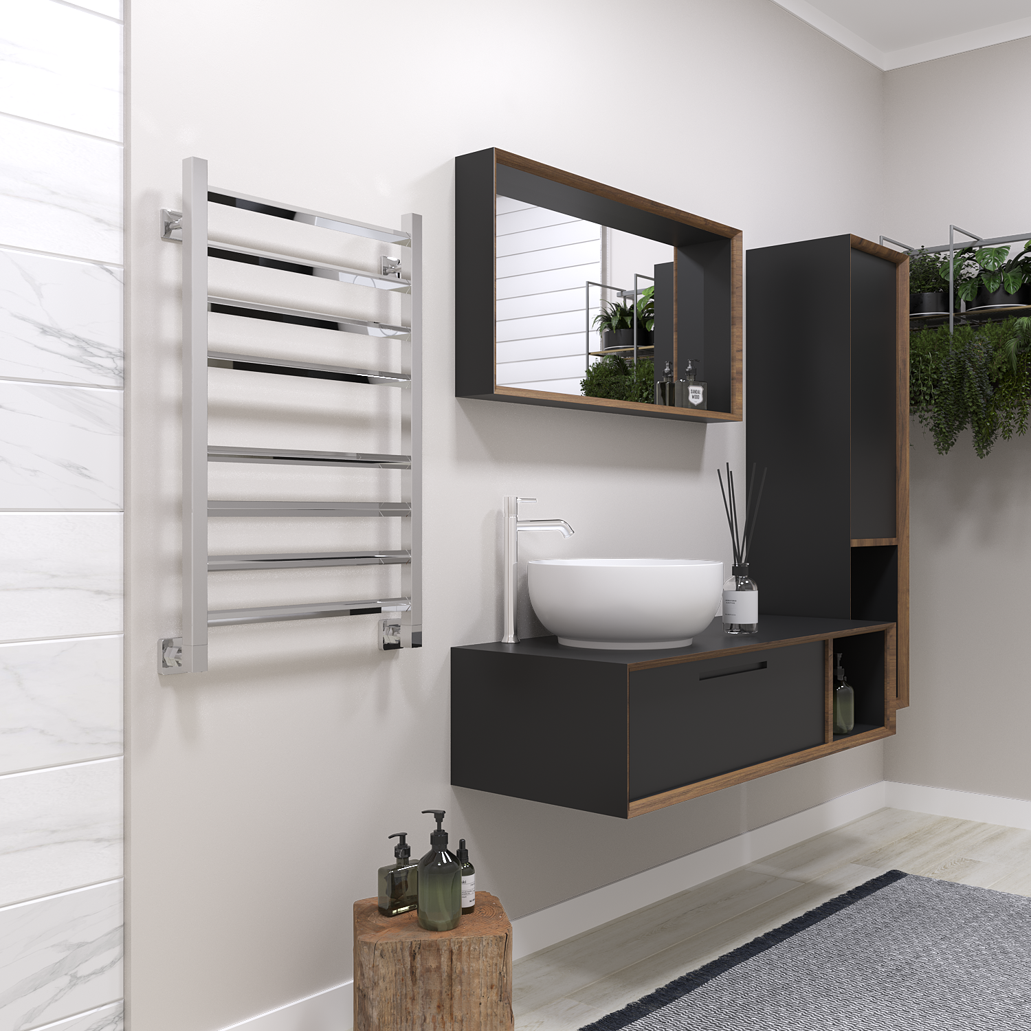 полотенцесушитель водяной stinox sorento 50x80