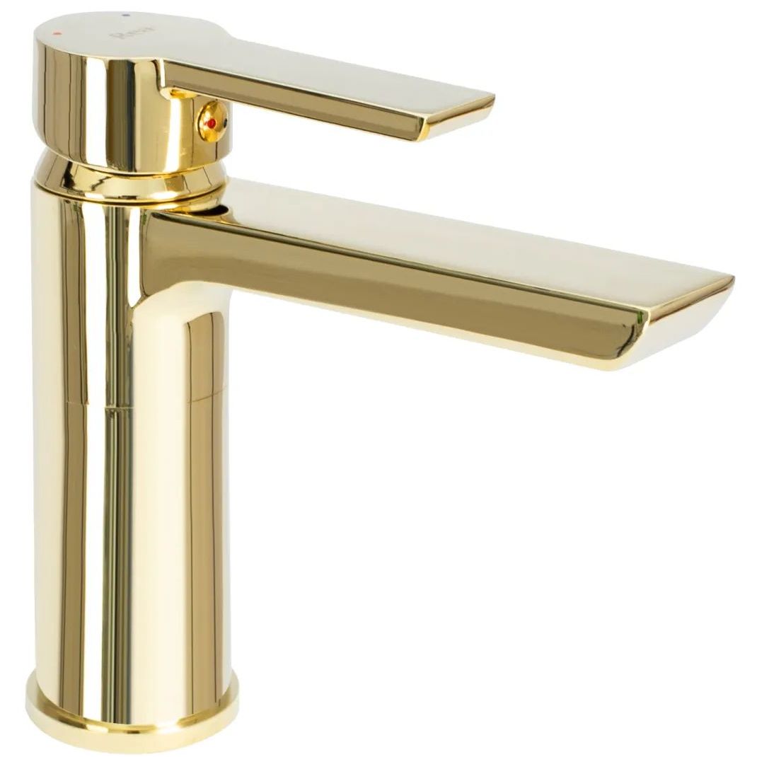 смеситель для умывальника rea argus gold rea-b6212 золото