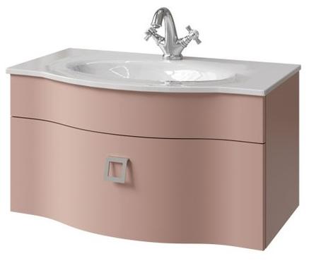 тумба подвесная caprigo nokturn 80 1312-sf026 коричневый матовый