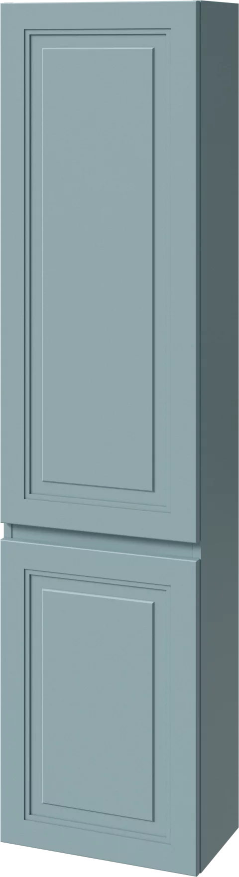 шкаф-пенал подвесной caprigo wales 40 36050l-sf015 левый, голубой матовый