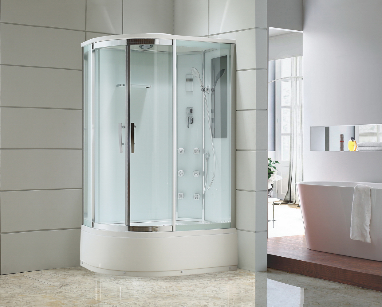 Душевой уголок Gutewetter Shape Round GK-864A 90x90 (хром/стекло матовое) фото 72 душевой уголок gutewetter shape round gk-864a 90x90 (хром/стекло матовое) фото 72