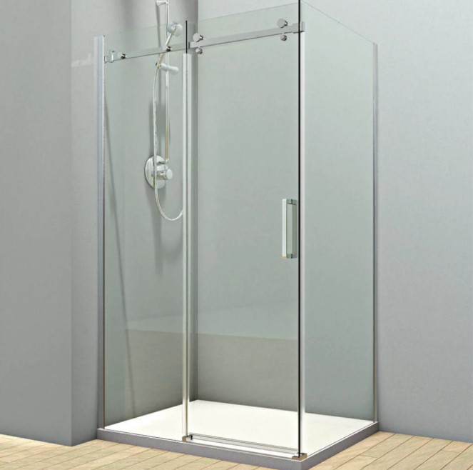 душевой уголок veconi rovigo rv-074 140x80 прозрачные стекла / профиль хром