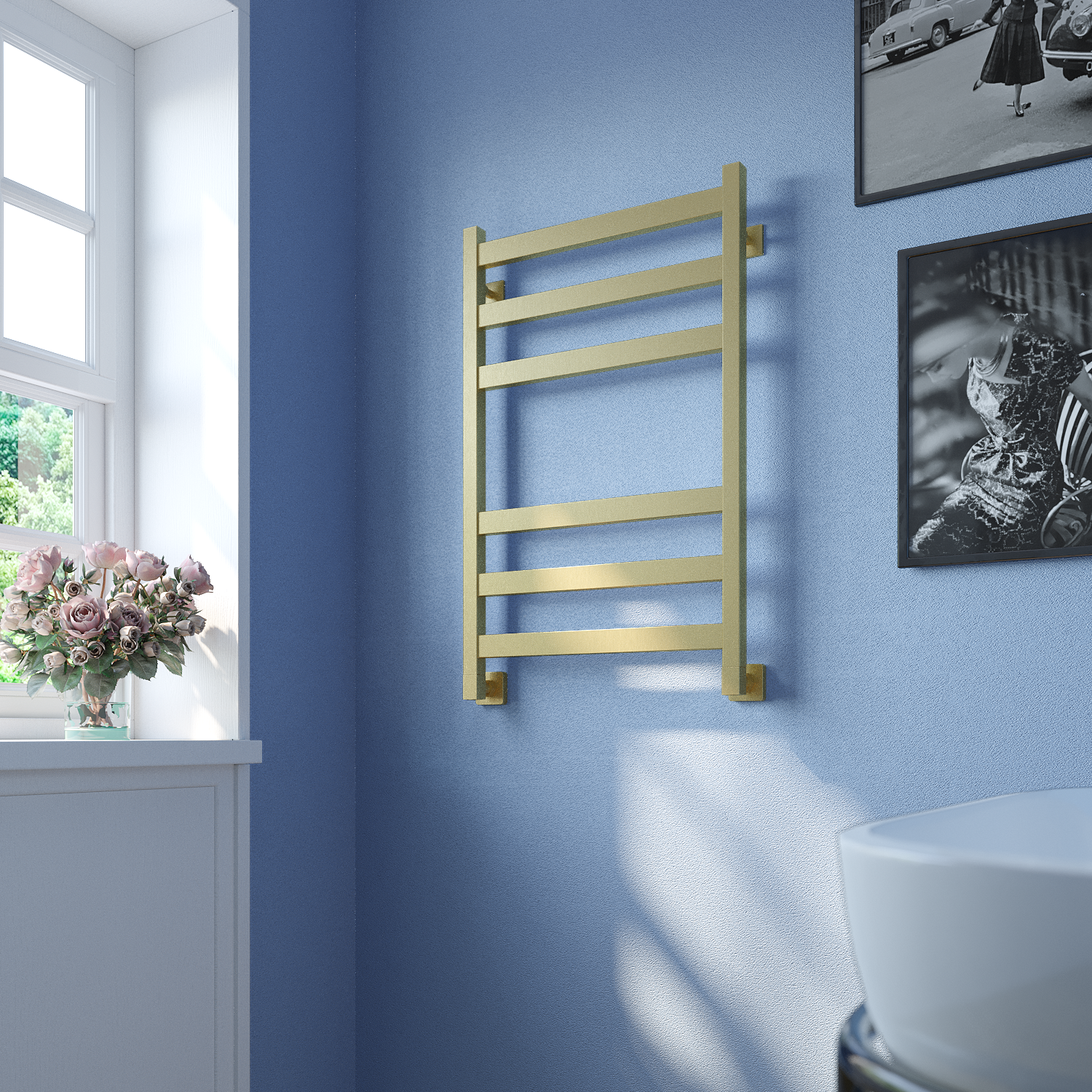 полотенцесушитель водяной stinox verona 50x80 золото сатин